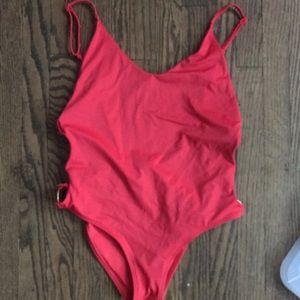Red American Eagle One Piece Swimsuit